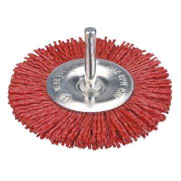 4" circular brush with shaft Abrasive