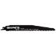 Blade for reciprocating saw, HM, 228 x 24 x 1.25 mm, 8/6 TPI