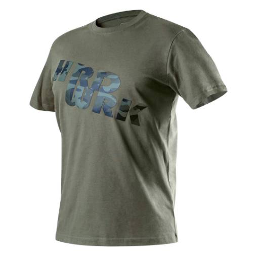 Working T-shirt olive CAMO, size L