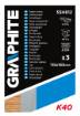 Sanding paper 115 x 160 mm, K40, 3 pcs