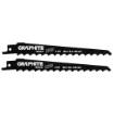 Blade for reciprocating saw, HCS, 150 x 19 x 1.25 mm, 3 TPI, set 2 pcs