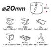 Bi-metal hole saw 20 mm