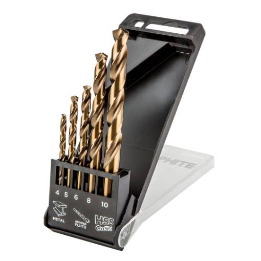 HSS-Co drill set 4.0 - 10 mm, 5 pcs
