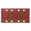 Sanding paper, velcro 93 x 185 mm, K80, 5 pcs, with holes