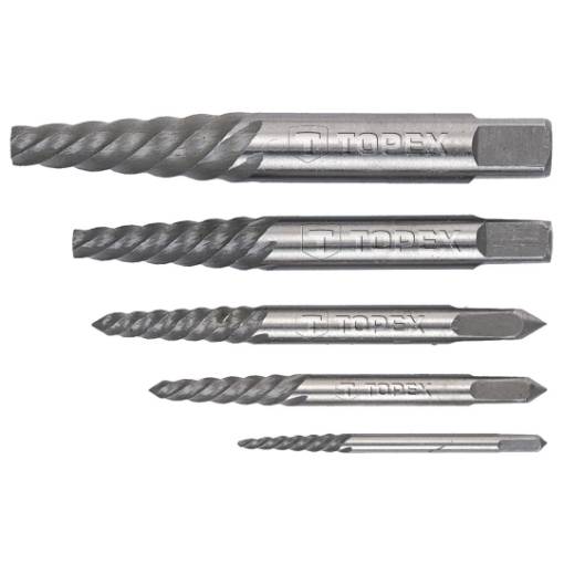 Screw extractor set 5 pcs