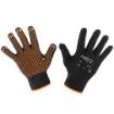 Work gloves, cotton and polyester, dotted, size 10