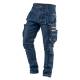 5 pockets work trousers DENIM, size XL