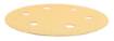 Velcro-backed sanding paper 225 mm, K80, 5 pcs, with 6 holes for sander 59G264, 59G265