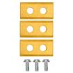 Set of titanium-coated blades for robot mower 04-621 3 pcs. titanium-coated.