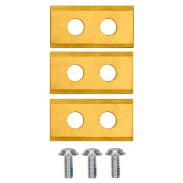 Set of titanium-coated blades for robot mower 04-621 3 pcs. titanium-coated.