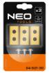 Set of titanium-coated blades for robot mower 04-621 3 pcs. titanium-coated.