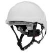 Industrial helmet for working at heights, white