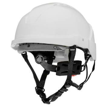 Industrial helmet for working at heights, white