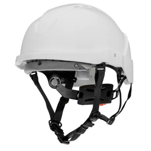 Industrial helmet for working at heights, white