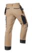Mix&Match work trousers, 4 way stretch, with holsters, Cordura, beige/black, size XL