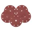 Velcro sanding discs  150 mm, P40, 5 pcs, with 9 holes for 04-721