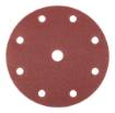Velcro sanding discs  150 mm, P40, 5 pcs, with 9 holes for 04-721