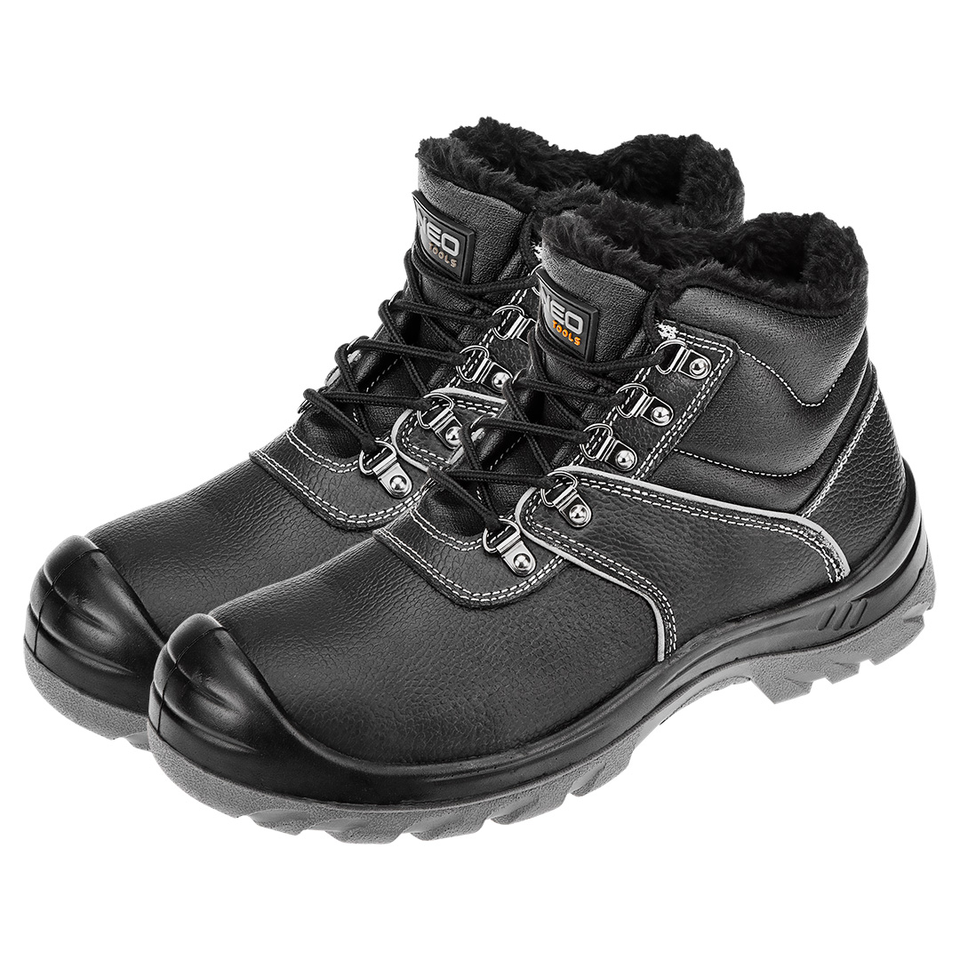 Insulated work boots S3 SRC, steel toecap and anti-puncture insole, size 47