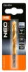 HSS TiN threading drill bit, M8 x 1.25 mm, Hex