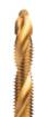 HSS TiN threading drill bit, M8 x 1.25 mm, Hex