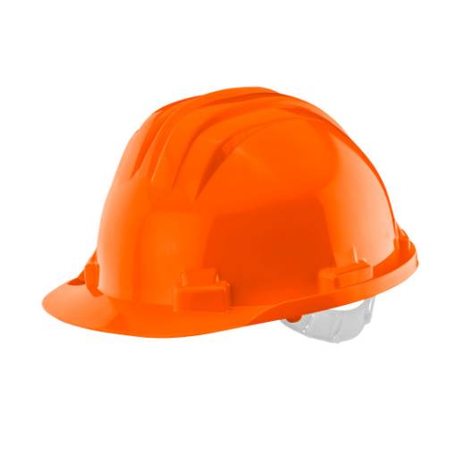 Safety helmet certified, orange