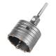 Carbide hole cutter 80 mm with HEX adapter and pilot drill bit