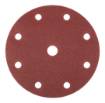 Velcro sanding discs  150 mm, P60, 5 pcs, with 9 holes for 04-721