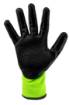 Insulated work gloves, latex coated nylon, 4142X, size 9