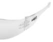Safety glasses, white lenses, resistance class F