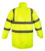 High visibility work jacket 5 in 1, insulated, yellow, size XL