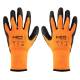 Insulated work gloves, latex coated polyester, 2242X, size 10