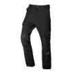 Mix&Match work trousers, 4 way stretch, black and orange, size L