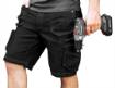 Short pants DENIM, black, size XL