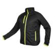 Mix&Match Softshell jacket, black and yellow, size M