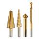 Step drills 4-12 mm, reamer 12.4 mm, router bit 6x90 mm, countersink 8-20 mm TiN