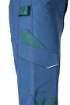 Mix&Match work trousers, 4 way stretch, navy blue-green, size L