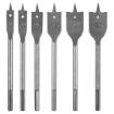Blade wood drills: 10, 13, 16, 19, 22, 25 mm, set of 6 pcs