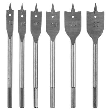 Blade wood drills: 10, 13, 16, 19, 22, 25 mm, set of 6 pcs