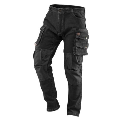 Work trousers DENIM, black, size M