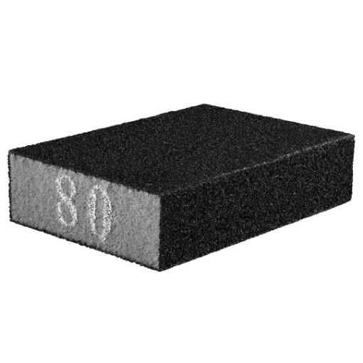 Abrasive sponge 70 x 25 x 100 mm, K80