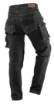 Work trousers DENIM, black, size XXXL