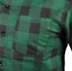 Flannel shirt, green, size M