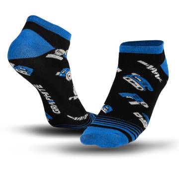 GRAPHITE coloured socks, short, size 39-42