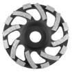 Diamond grinding disc 125 x 22.2 x 5 mm, heavy duty
