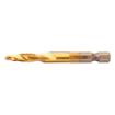 HSS TiN threading drill bit, M6 x 1 mm, Hex