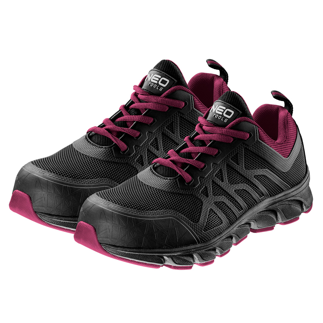 Women's work shoes, S1 PS SR FO, metal free, size 39