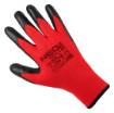 Work gloves, latex-coated polyester (crincle), 3131X, size 11