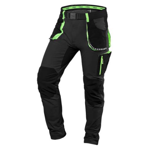 Work trousers PREMIUM, 4 way stretch, black, size XXL