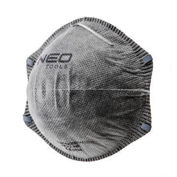 Dust protection half-mask with active carbon, FFP2, 3 pcs