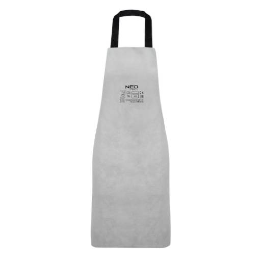 Leather welding apron 60 x 90 cm, cotton strips